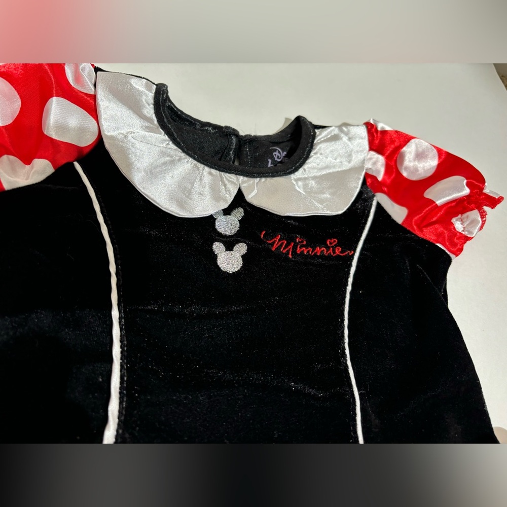 Minnie Mouse dress Disney baby kids 12-18 months red white‎ polka dots - Picture 5 of 12